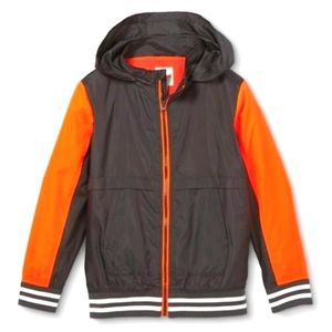 NWT Cat & Jack Varsity Hooded Windbreaker Jacket